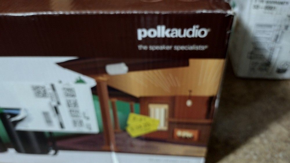 Brand New Polk Atrium 5 Speaker Pair Black