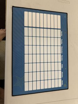 Magnetic chore chart