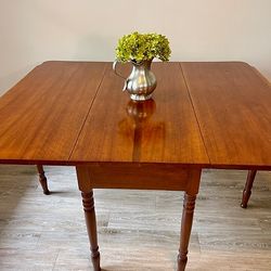 Antique Mahogany Drop Leaf Dining Table | Sofa Table | Entry Table