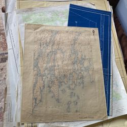 Vintage Geological Maps Oregon California 