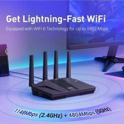 GL.iNet GL-MT6000 (Flint 2) WiFi 6 High Speed Gaming Routers
