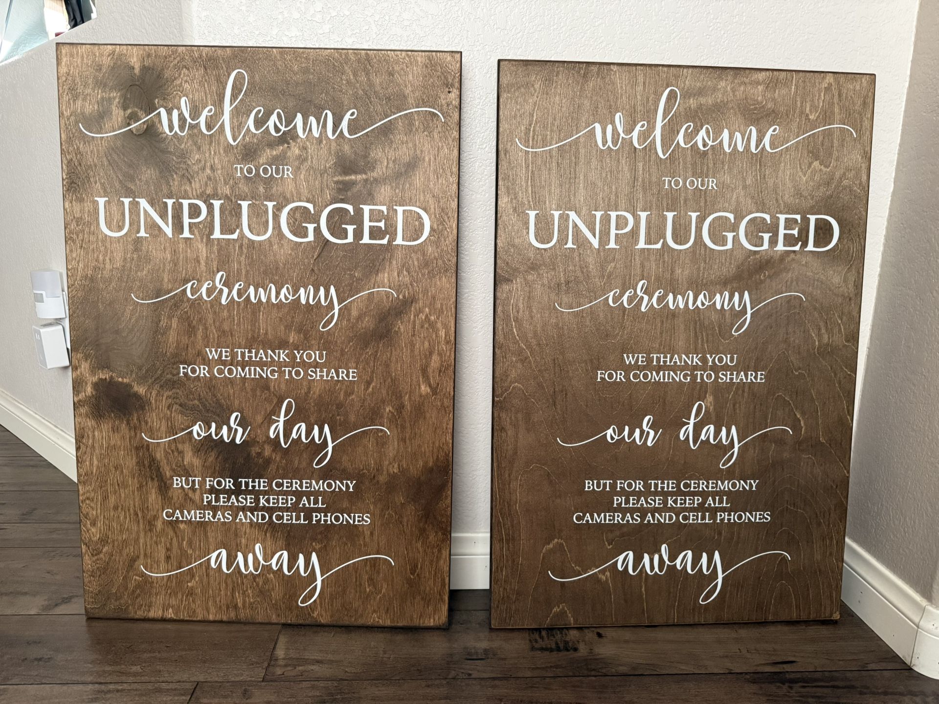 Wedding Signs Wood 20x30
