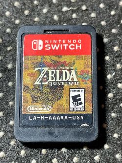 Zelda Breath Of The Wild Nintendo Switch loose game