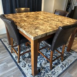 Marble Top Kitchen Table