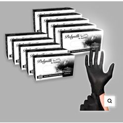 Polysilk Latex Exam Gloves 