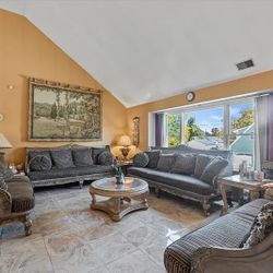 Large 9 Pc LIVING ROOM SET TURKEY 4 SOFAS 5 End Tables, Can Split