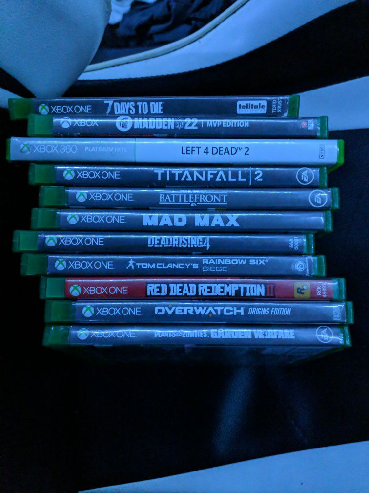 Xbox Games. $5 Each. $50 Total