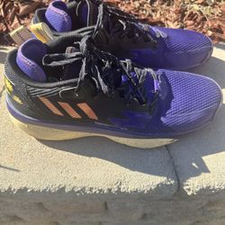 Dame 8 Adidas Black Excellence Size 12 Mens