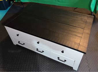 Solid Wood Storage Coffee Table