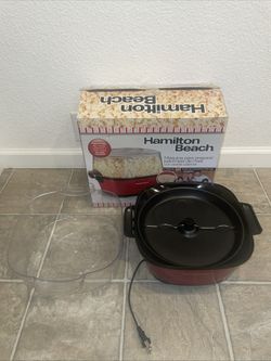HAMILTON BEACH POPCORN POPPER MODEL 73302e - 24 CUPS Excellent Condition Works!
