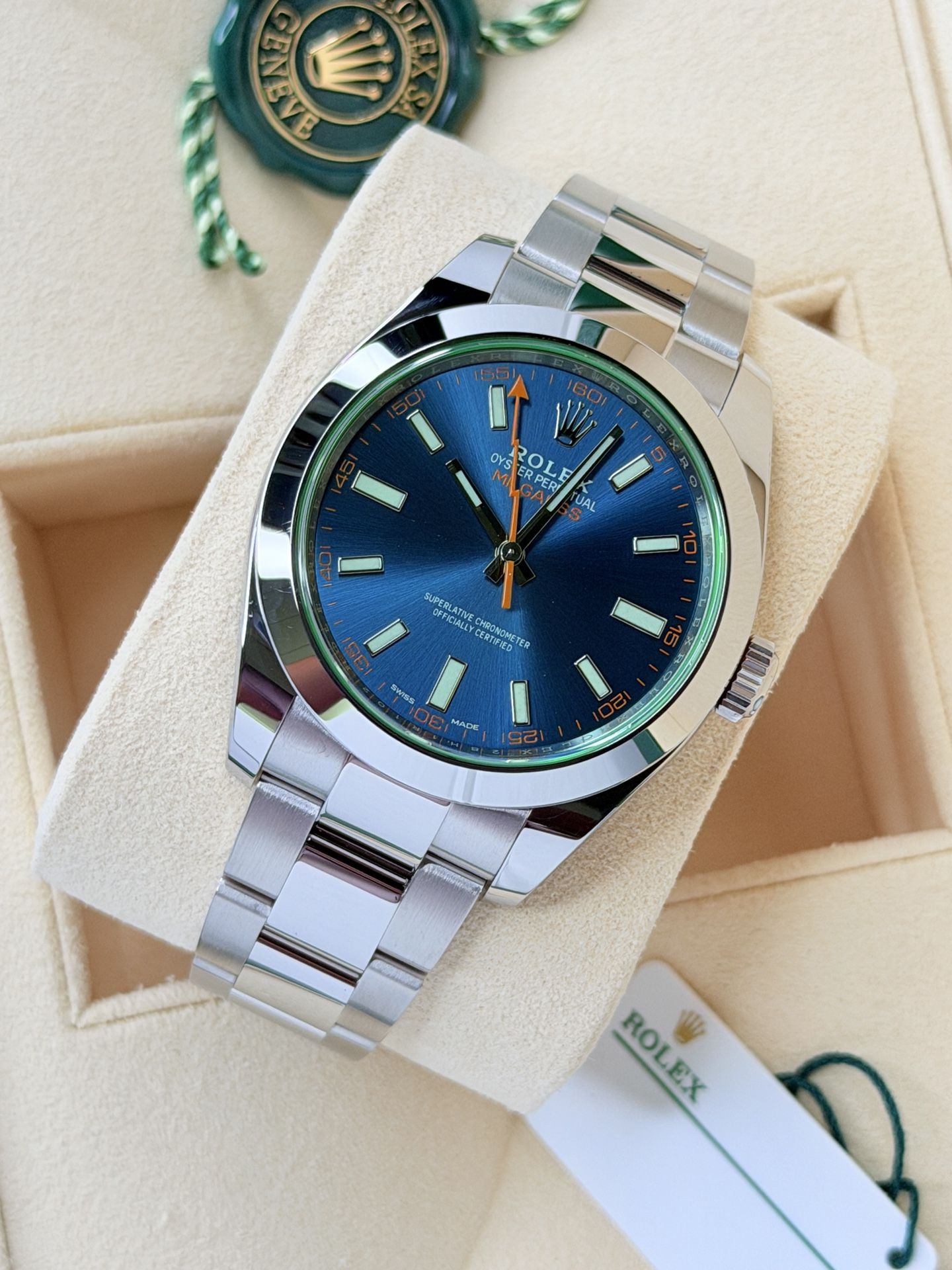 Rolex Milgauss Z Blue Dial