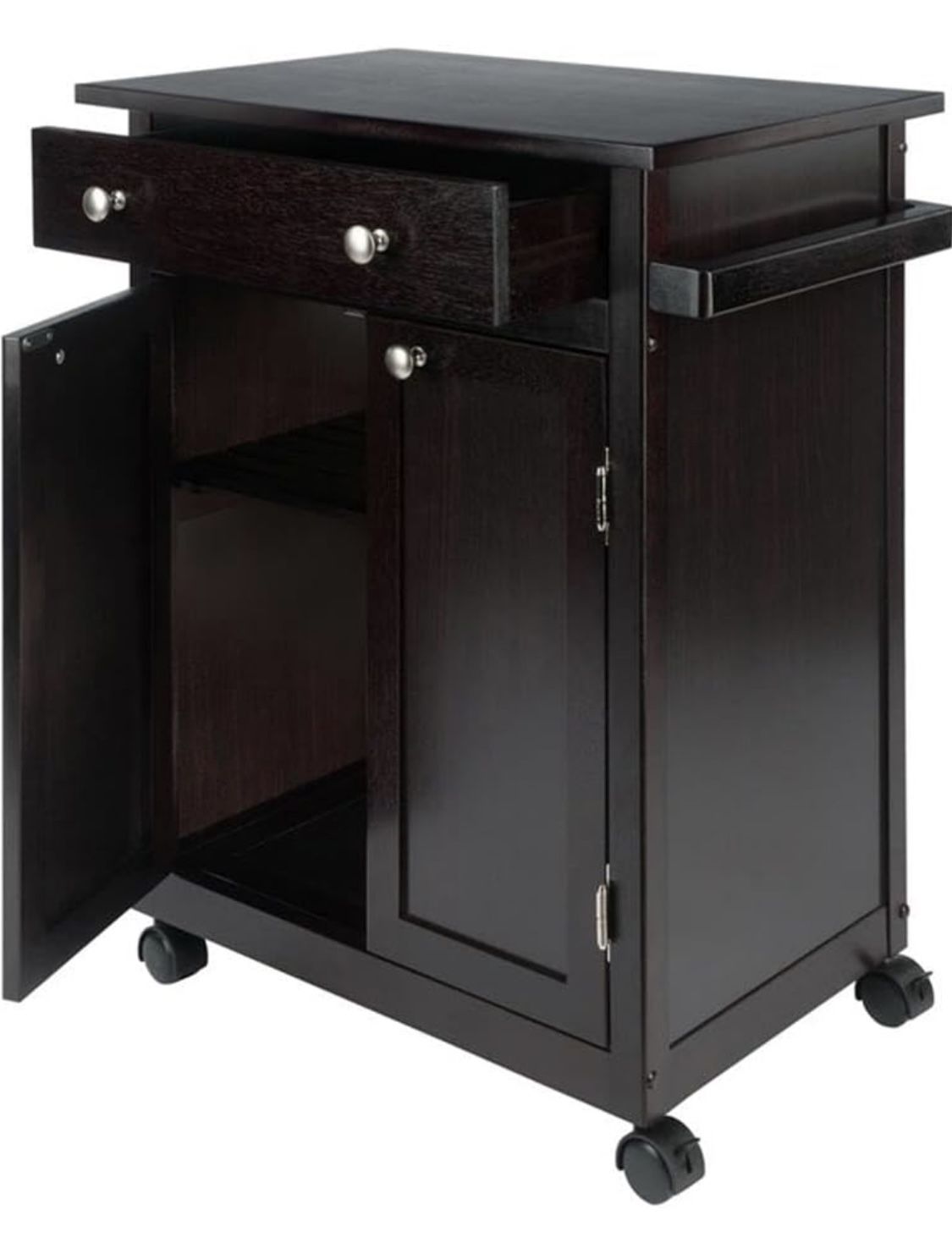 Kitchen Cart Espresso Color