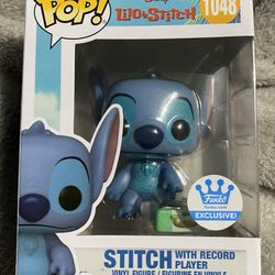 Stitch With Record Player Funko