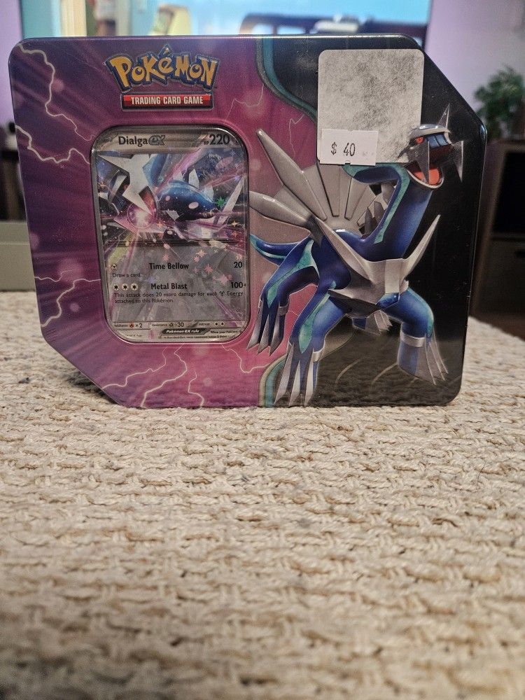 Pokemon TCG: Azure Legends Tin [Dialga ex] Factory Sealed