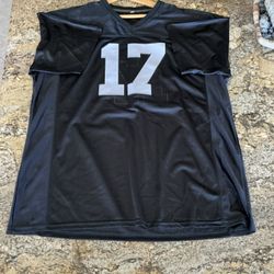 Davante Adams Las Vegas Black Football Jersey (Beckett) Size XXXl