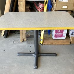 Table Cast Iron Legs From McDonalds Restaurant