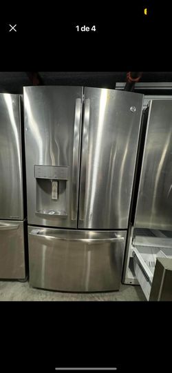 Ge Stainless Steel Refrigerator/ Delivery Available