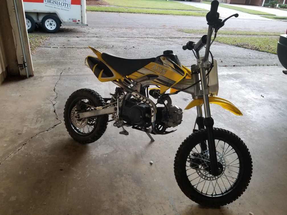 Axis 125cc dirt bike deals