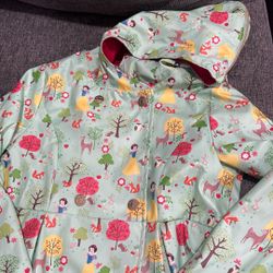 Disney Snow White Rain Jacket Size 10