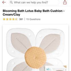 Blooming baby bath mat!