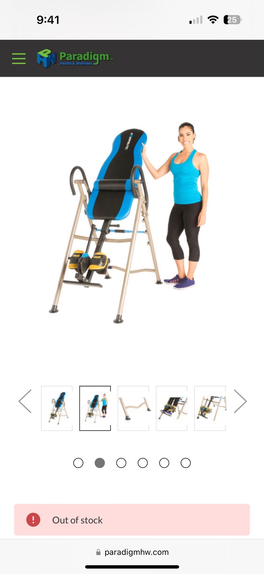 EXERPEUTIC 225SL Inversion Table with 'SURELOCK' Safety Ratchet System, Lumbar Support and AIR SOFT No Pinch Ankle Holders