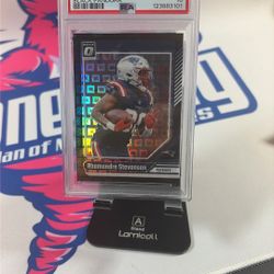 2024 Optic Rhamondre Stevenson Black Pandora /25 PSA 10