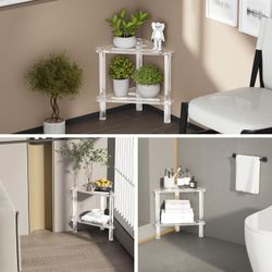 *NEW* Acrylic Corner Stool with Storage