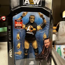 AEW Unmatched Collection Series 10 Adam Cole Action Figure Chase Edition.