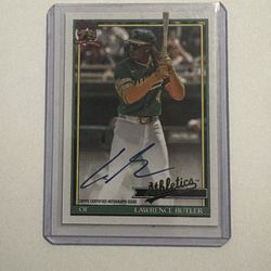Lawrence Butler Auto Topps 