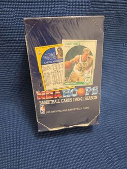 SEALED NBA HOOPS basketball cards 1990-91