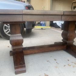 Eddie Bauer Wooden Table - With 6 Chairs