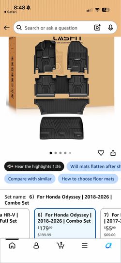 LASFIT Floor Mats & Trunk Mat