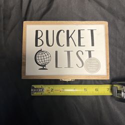 Bucket List White Box With Cards 