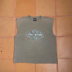 Harley Davidson 1997 Route 66 Kingman Arizona Sleeveless Shirt Size XL 90’s Vintage made in USA