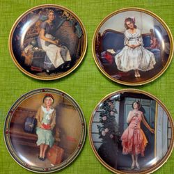 Norman Rockwell Vintage Plates