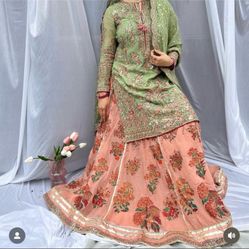 Like New Pakistani Dress Hussain Repair Wedding