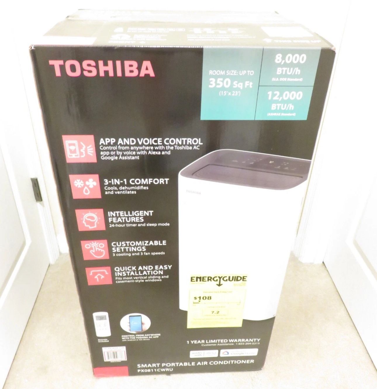 8000btu Portable A/C