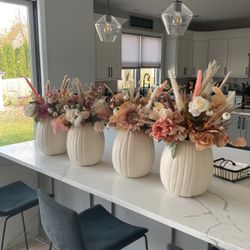 7 Fall Pumpkin centerpieces  $20 Each