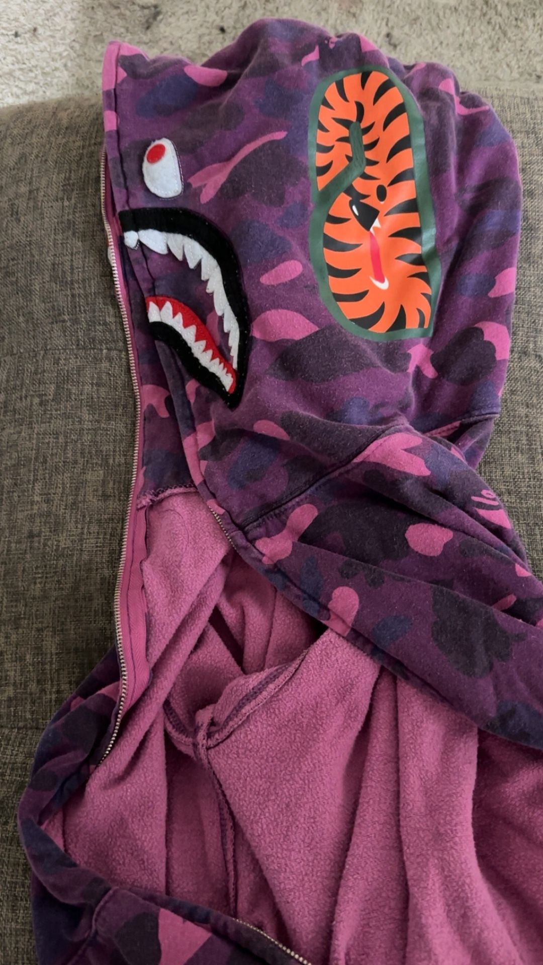 bape hoodie purple