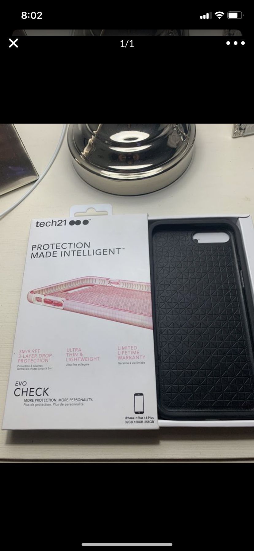 Tech 21 iPhone 7 Plus/8 Plus Case - Black