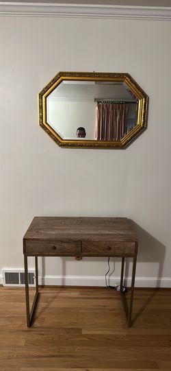 Mirror And Table