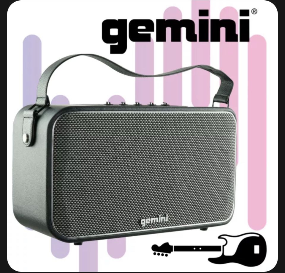 GEMINI GTR-400 Guitar, Microphone , Bluetooth Speaker, Amplifier NEW IN THE BOX