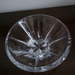 Crystal glass bowl titled 'Oasis' by Lenox Ovations