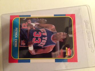 PATRICK EWING RC CARD. MINT