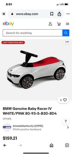 BMW push toy car