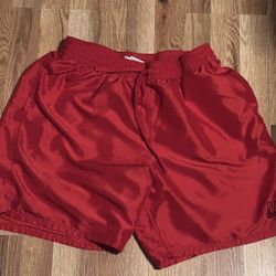 Red Nike Shorts Size Large