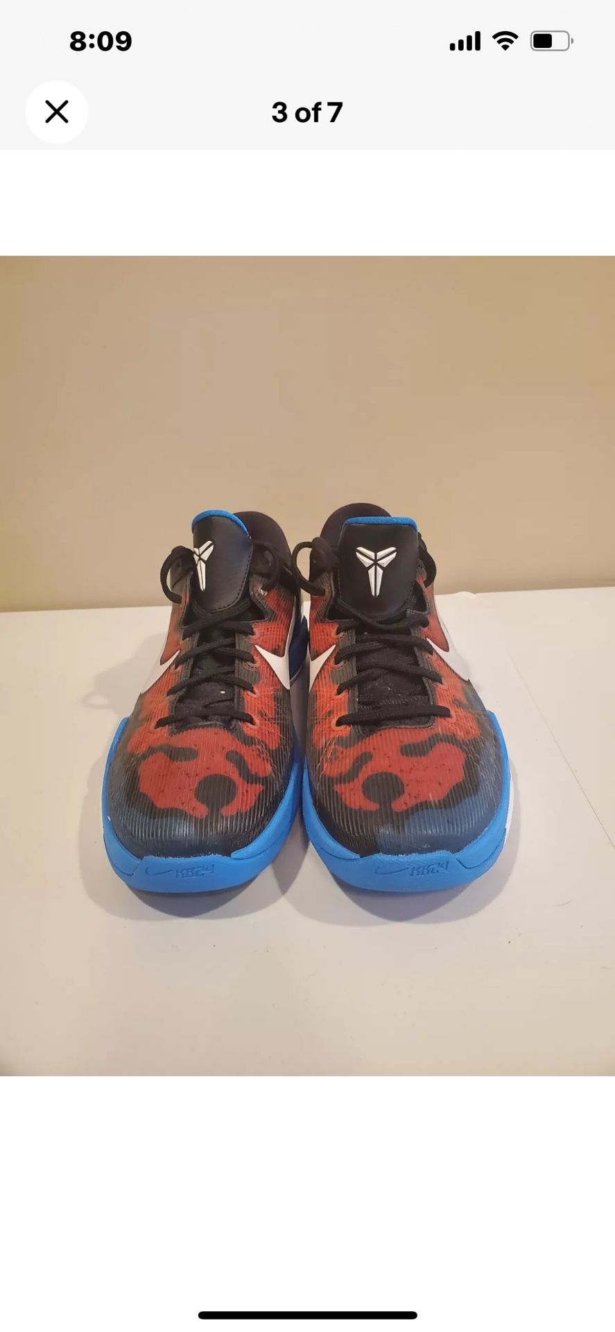 Size 11 Nike Zoom Kobe System Blue Poison Dart Frog 2012 488371