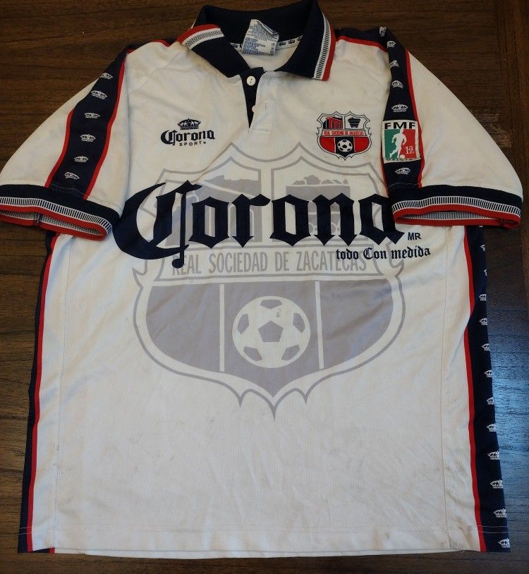 Vintage Real Sociedad De Zacatecas Jersey FMF Jersey By Corona Sports