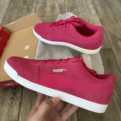 New Pink Suede Puma Women’s Gym Shoes