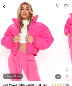 Fashion Nova Pink Jacket 